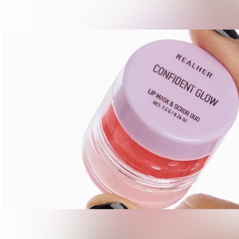 RealHer Lip Mask & Scrub Duo - Coral Pink
